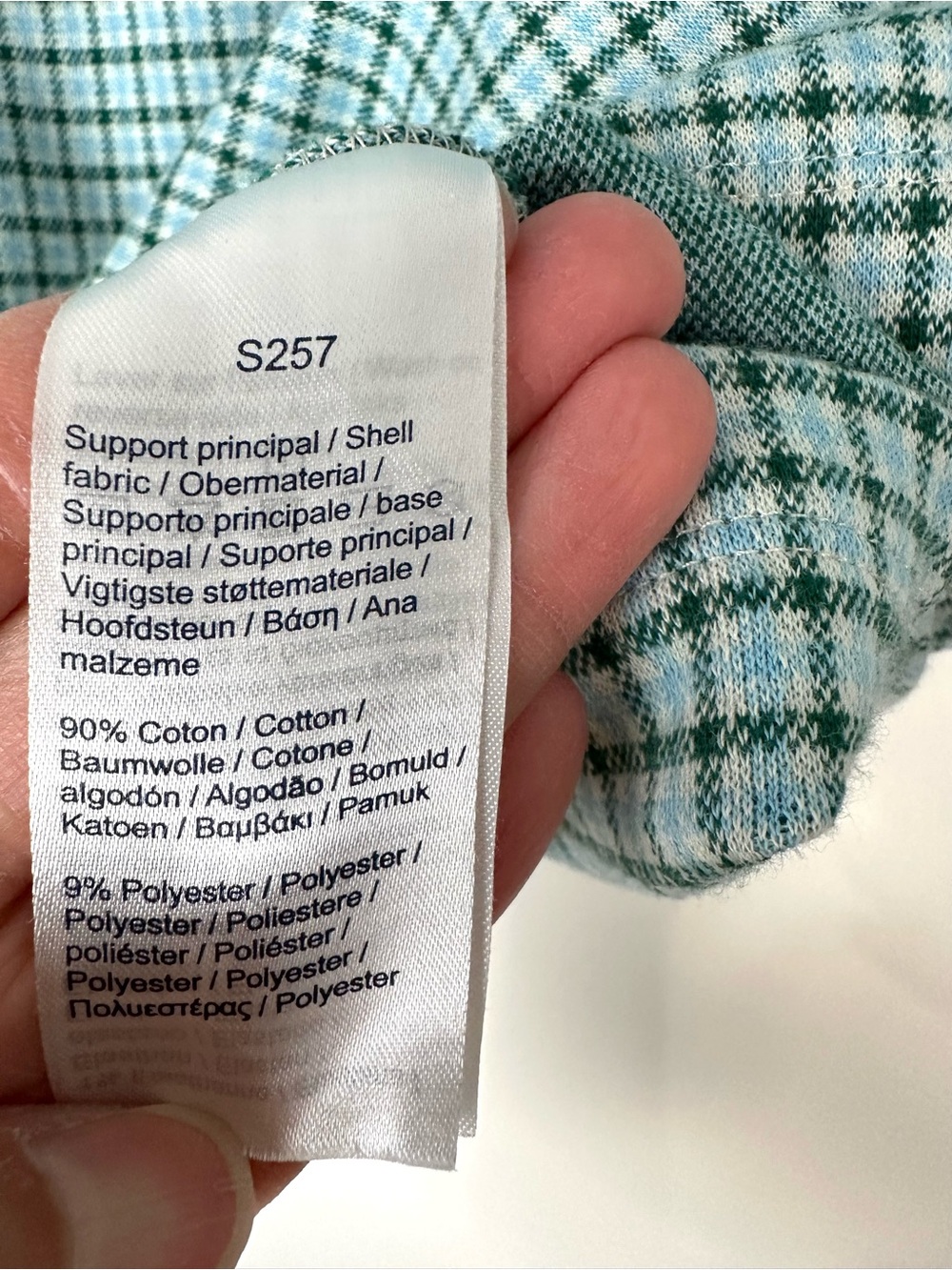 Lacoste Preppy Plaid Mock Neck Top Collegiate Retro Quiet Luxury Classic Career - Picture 7 of 10